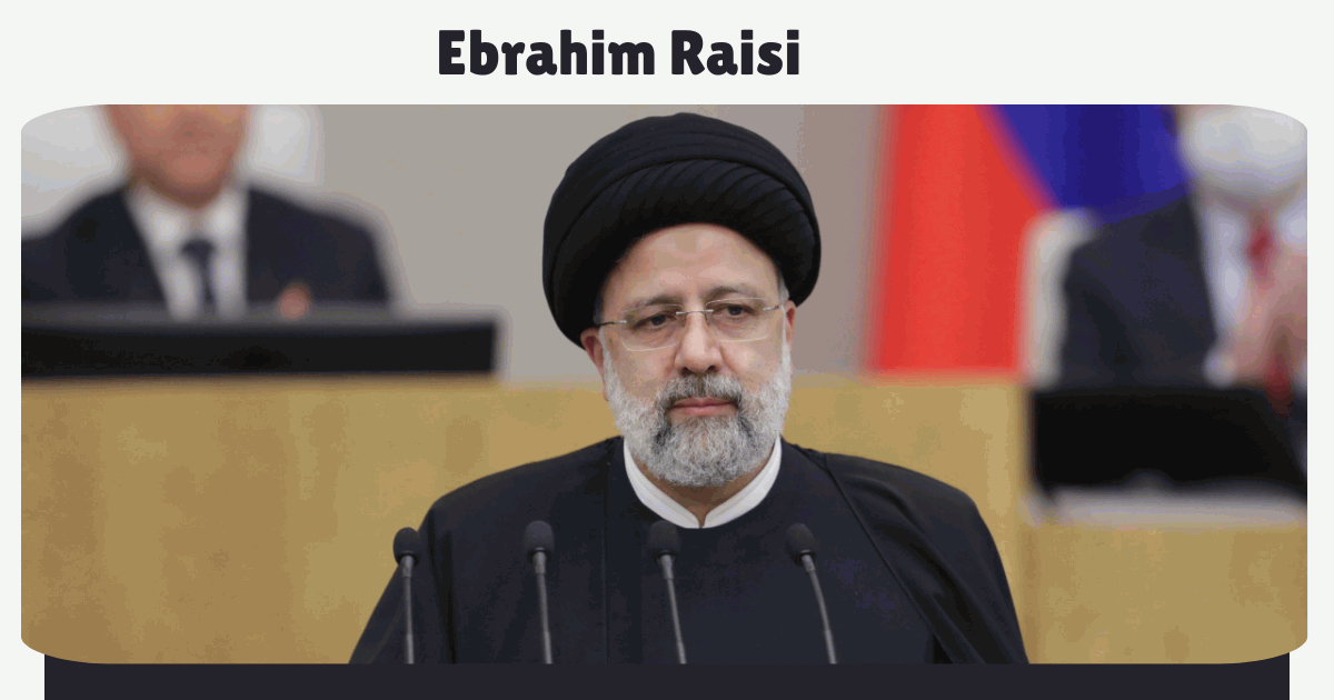 Ebrahim Raisi A Comprehensive Political Journey